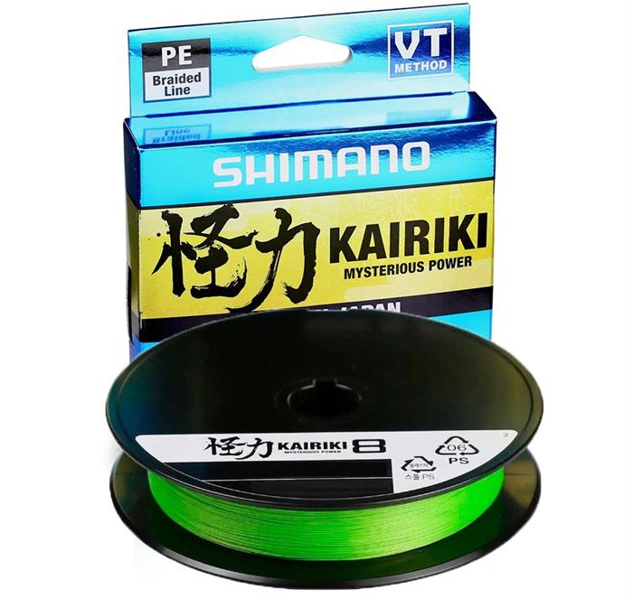 Shimano Kairiki 8 300 Meter 0,19 mm/ 12 kg - Mantis Green